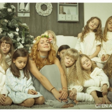 Новогодняя фотосессия Яны Заец и ее воспитанниц