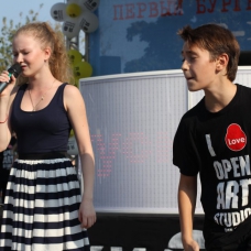 Выступление Open Art Studio в парке Позняки