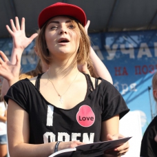 Выступление Open Art Studio в парке Позняки