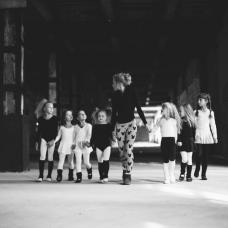 Яна Заец и ее воспитанницы для журнала LAPSET MAGAZINE